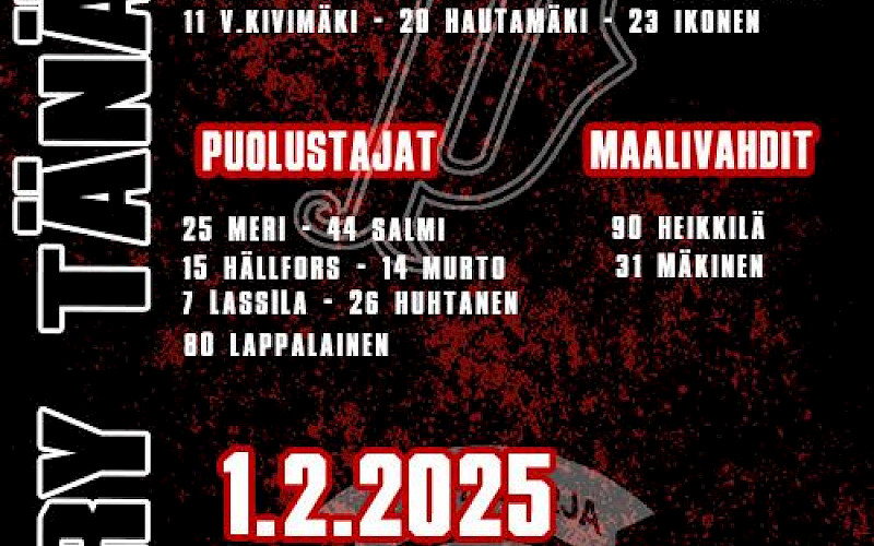 Tänään vastassa uusi tuttavuus
