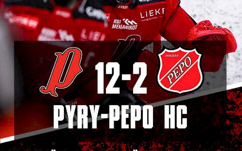 PEPO jäi jyrän alle