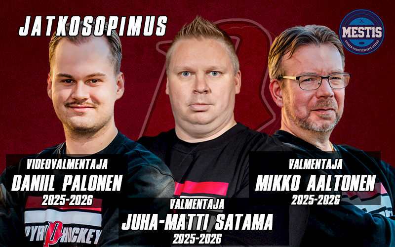 Valmennustiimin runko kasassa kaudelle 25-26 - Luottomiehet jatkavat