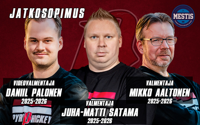 Valmennustiimin runko kasassa kaudelle 25-26 - Luottomiehet jatkavat