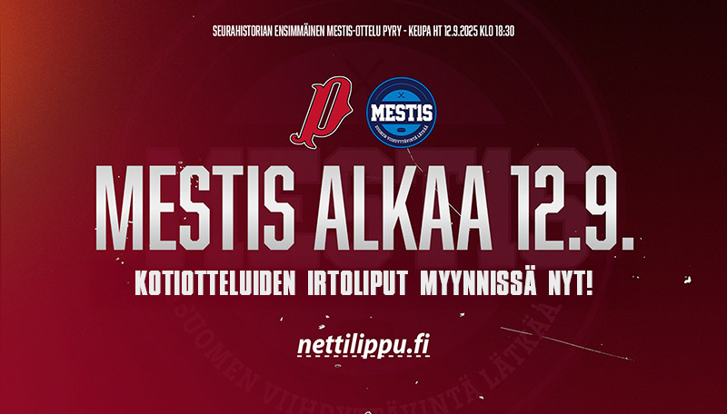 Alkurunkosarjan kotiotteluiden liput nyt myynnissä