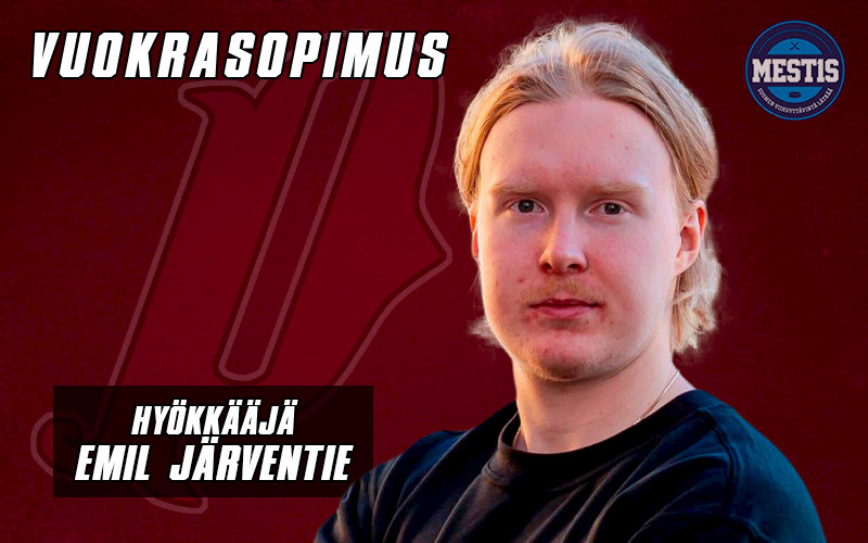 Lisää Liiga-kokemusta hyökkäykseen - Emil Järventie vuokralle Pyryyn