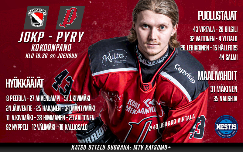 Maaottelutauko ohi - Pyry tänään raikkaana Joensuussa