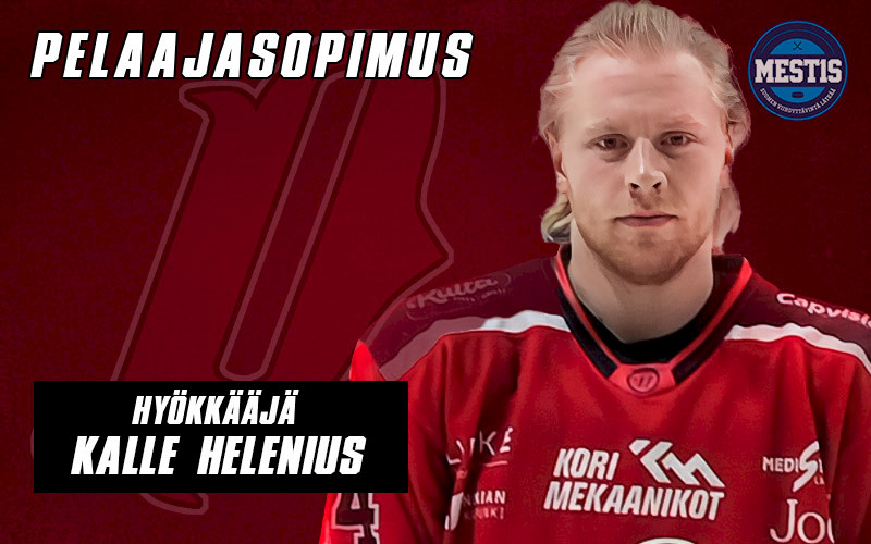 Kalle Helenius vahvistamaan Pyryn hyökkäystä