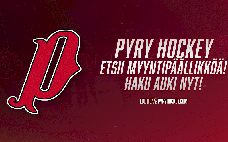 Pyry Hockey hakee myyntipäällikköä