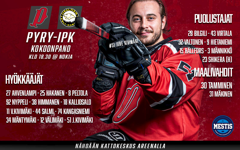 Pyry haluaa kotiedun playouteihin