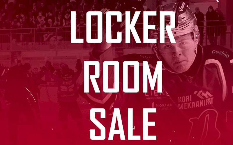 Perjantaina Locker Room Sale