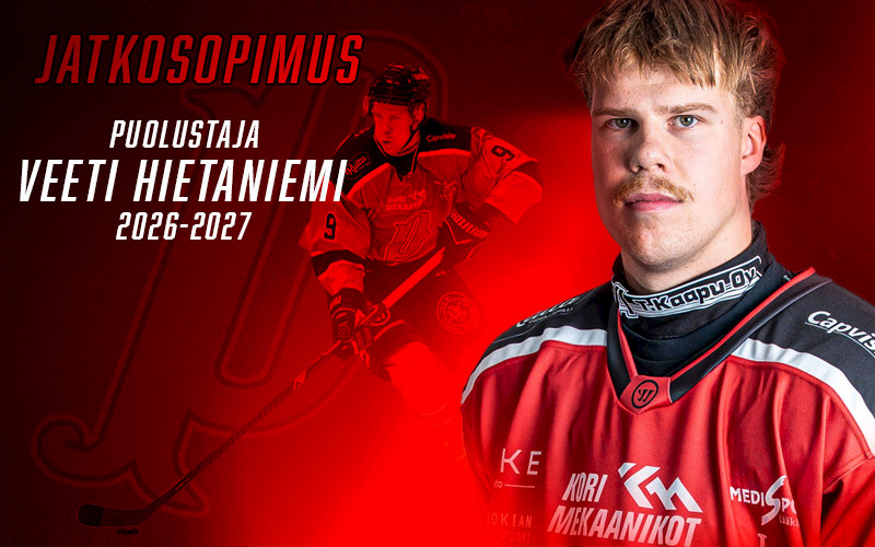 Veeti Hietaniemi on Pyryn miehiä ensi kaudellakin