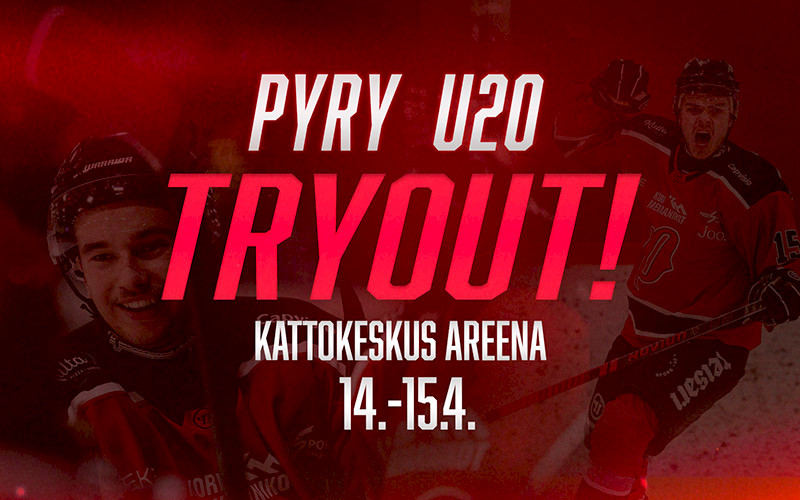 Tulevaisuuden tavoitteena Mestis tai B-Liiga? Ilmoittaudu mukaan U20-joukkueen tryoutille.