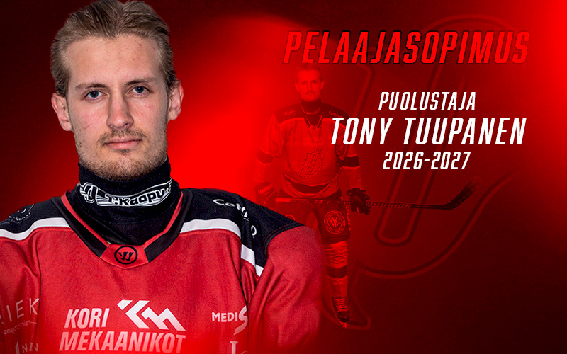 Tony Tuupanen edustaa jatkossa Pyryä