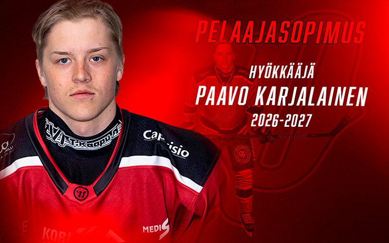 Paavo Karjalainen Ilveksestä Pyryyn ja Miko Jutila LeKi:n riveistä Nokialle