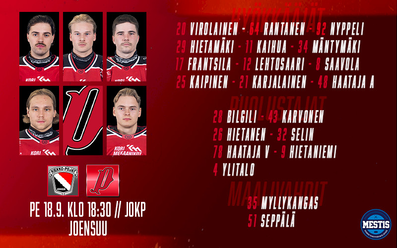 Otteluennakko – JoKP - Pyry