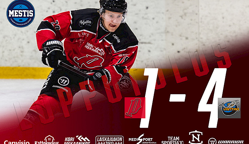 Pyry – Kiekko-Vantaa 1-4