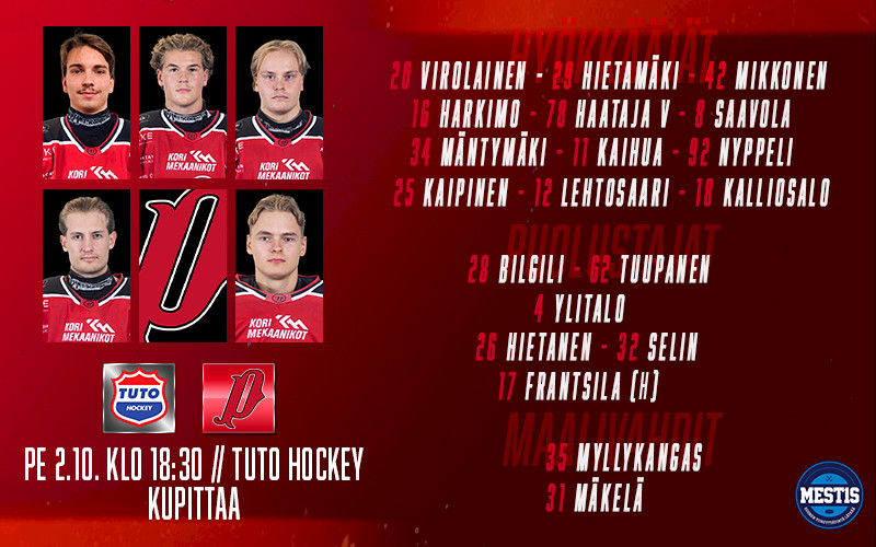 Otteluennakko – TUTO - Pyry