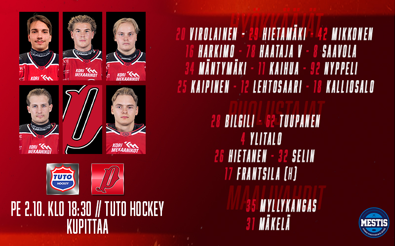 Otteluennakko – TUTO - Pyry
