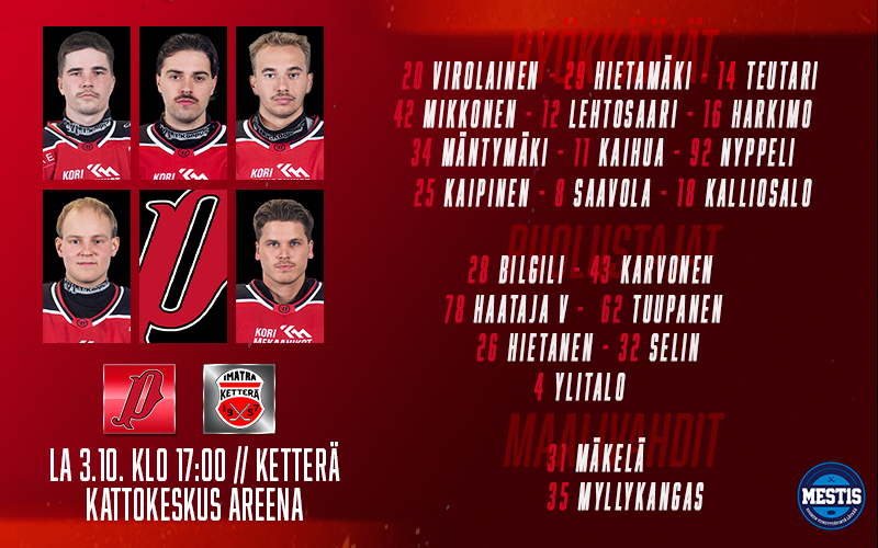 Otteluennakko – Pyry-Ketterä