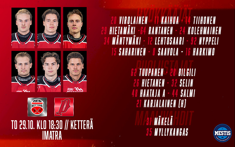 Otteluennakko – Ketterä - Pyry   